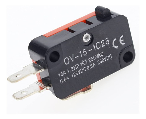 5 Piezas Switch Rojo Horno Microondas 15amp Hmic33