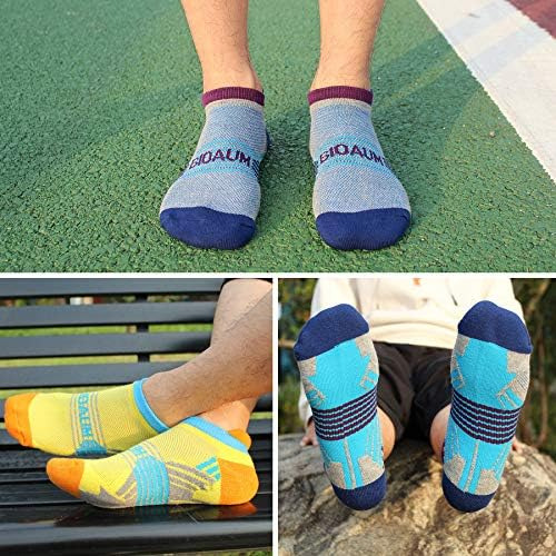Bioaum Calcetines Tobilleros Acolchados Para Hombre, Tallas