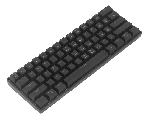 Teclado Con Cable Para Juegos Mecánicos, 61 Interruptores Ro