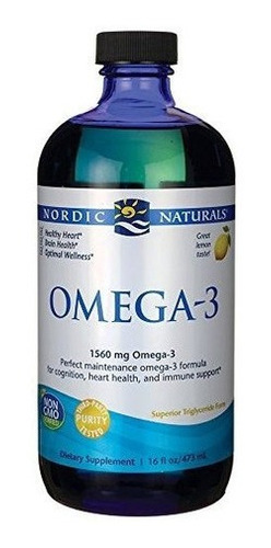 Nordic Naturals Omega-3 Liquido 1560mg / 16oz Original!