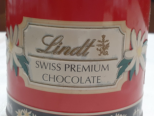 Lata Vacia Con Forma De Tarro Lechero Para Chocolate Lindt (Usado)