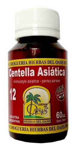 Imagen 2 de 2 de Tintura Madre Centella Asiatica Anticelulitis Diuretico X3un