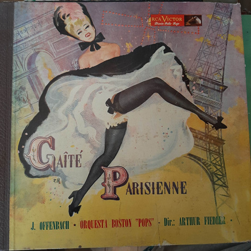 Portada Pasta Arthur Fiedler Bost Pops Gaite Parisienne Pp0