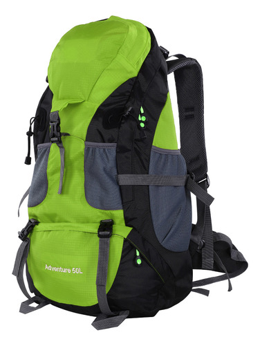 Mochila De Senderismo Impermeable De 50 L Para Acampar Y Esc