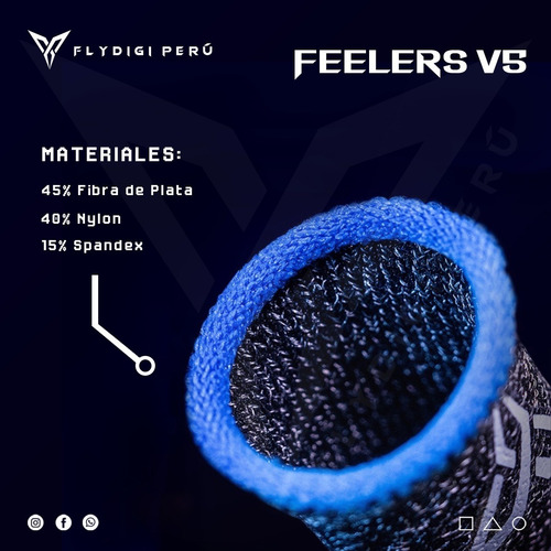 Imagen 4 de 7 de Guantes / Mangas Flydigi V5 Call Of Duty / Free Fire / Pubg