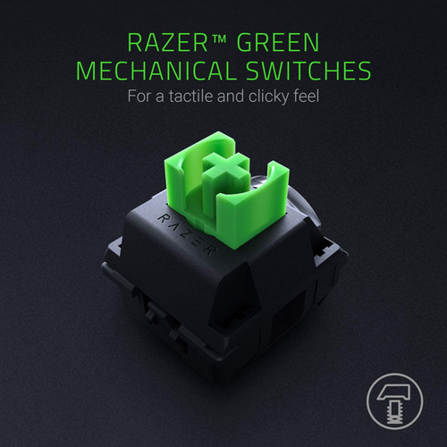 Teclado Mecánico Para Juegos Razer Blackwidow Green Switch