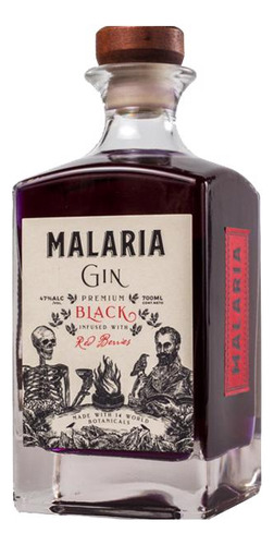 Gin Malaria Black 700cc - Tienda Baltimore