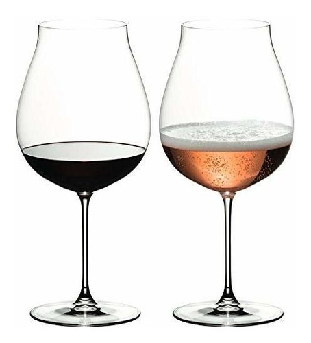 Riedel 6449/67 Veritas Pinot Noir De Vidrio, Juego De 2, Cla