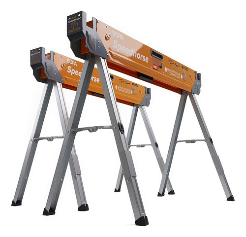 Portamate Speedhorse Sawhorse Juego 2 Soporte Mesa Pata 4