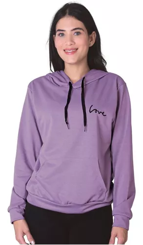 Sudadera Moda Con Capucha Mujer Lila Optima 56504875 – SALVAJE TENTACIÓN