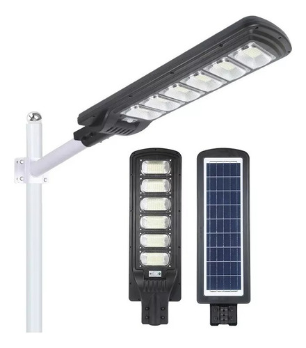 Lámpara Led Solar 180w Luminaria Suburbana Alumbrado Publico