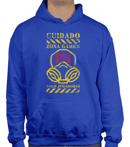 Sudadera Con Capucha Cuidado Zona Gamer Solo Jugadores