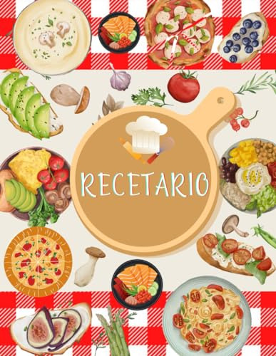 Recetario: Libreta Para Escribir Recetas De Cocina | Contien