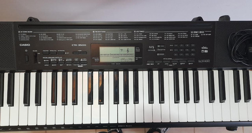 Imagen 4 de 5 de Teclado musical Casio CTK-3500 61 teclas negro