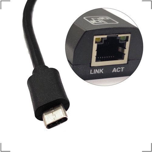Imagem 6 de 6 de Cabo Adaptador Usb Tipo-c Para Rj45 Ethernet