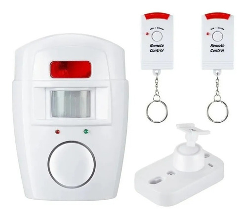 Kit Alarme Residencial Sem Fio Sensor Presença + 2 Controles