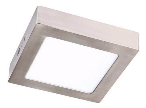 Panel Plafon Led Cuadrado Niquel 18w Calido Lucciola Pal154