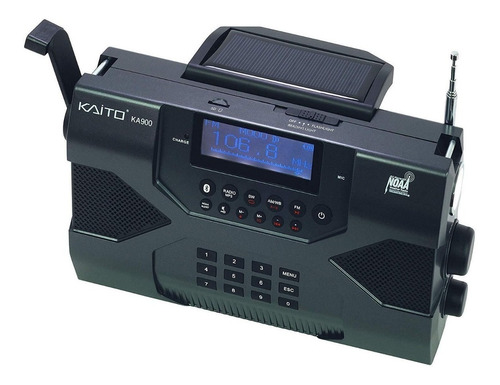 Radio Multipropòsito  Kaito Ka900 Am Fm Sw Blue Mp3 Stereo