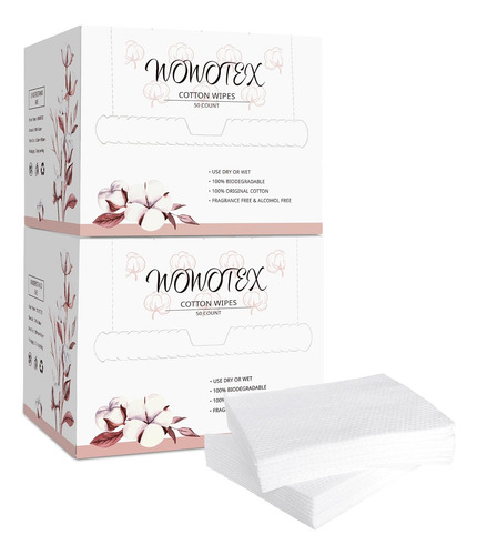 Toalla Facial Desechable 100% Algodón Toalla Facial Biodegra