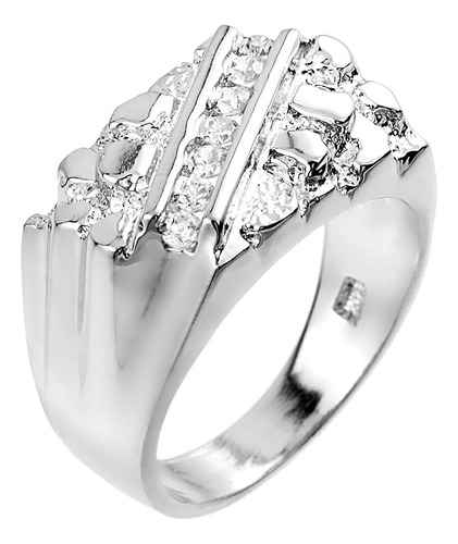 Contemporary Rings Anillo Conico Plata 925 Con Circonita Cub