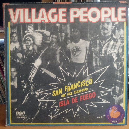 Village People San Francisco Maxi Tapa Y Vinilo 8 Pts