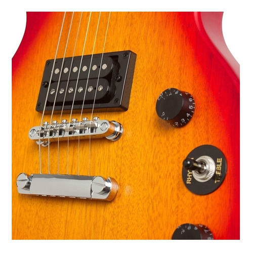 Imagen 4 de 5 de Guitarra eléctrica Epiphone Les Paul Special VE de álamo cherry sunburst con diapasón de palo de rosa