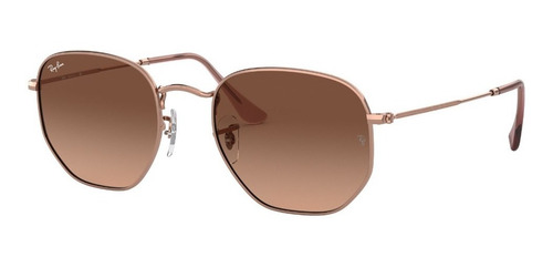 Imagen 2 de 10 de Anteojo De Sol Ray-ban Rb3548n 9069a5 3n Hexagonal