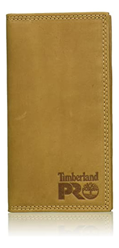 Billetera Hombre Timberland Pro Cartera Rodeo Larga De Cuero