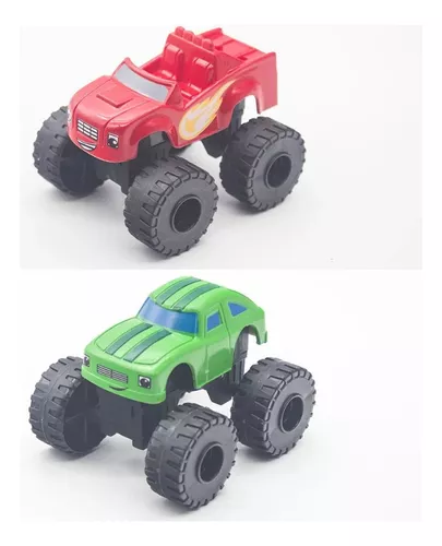 Blaze Monster Machines Kit Com 6 Carrinhos Fricção