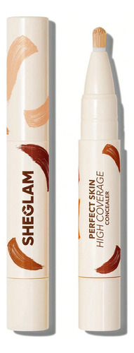 Sheglam Build-in Brush Concealer Corrector Alta Cobertura