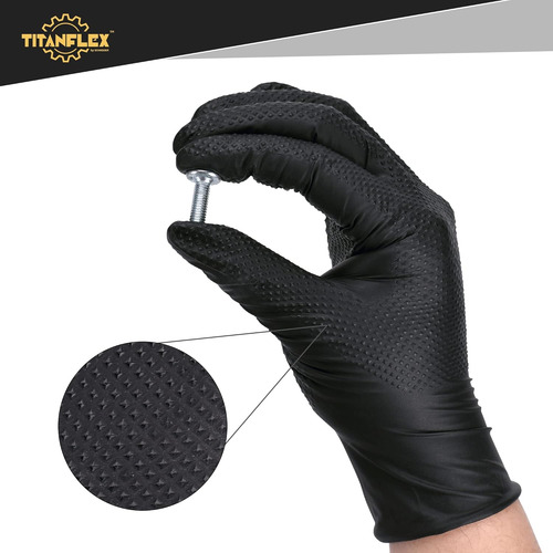 Guantes Industriales De Nitrilo Texturados, 50 Pares, En ...