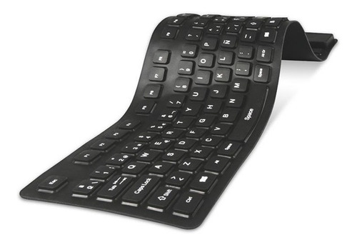 Teclado Pc Usb Flexible Goma Impermeable Silicona Noga Nkb76