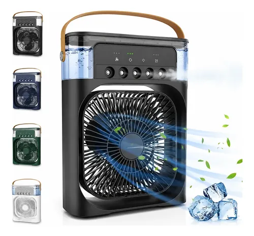 Climatizador De Ar Portátil Com Umidificador E Ventilador Us - R$ 41,98