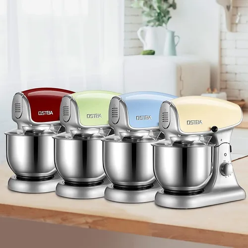 Batidora De Pie Ostba, 8 Velocidades, 600 W, 5,17 L, Acero I