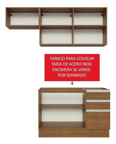 Cocina Integral 180cmglamy Madesa 09