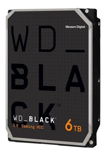 Disco Duro Interno Para Juegos Wdblack 6tb, 3.5'' 128mb Cach Color Negro