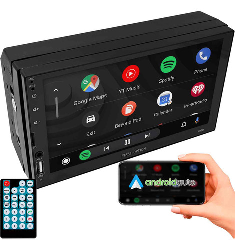 Central Multimidia Mp10 Carplay Android Auto Sem Fio 7p
