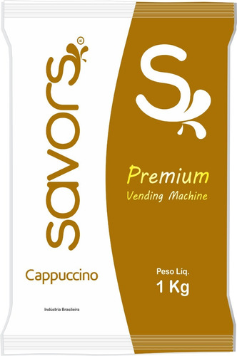 Cappuccino Em Pó Savors Premium Maq. Autom. Vending C/ 1 Kg