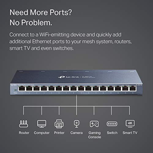 Link 16 Port Gigabit Ethernet Network Switch Tl Sg116 My