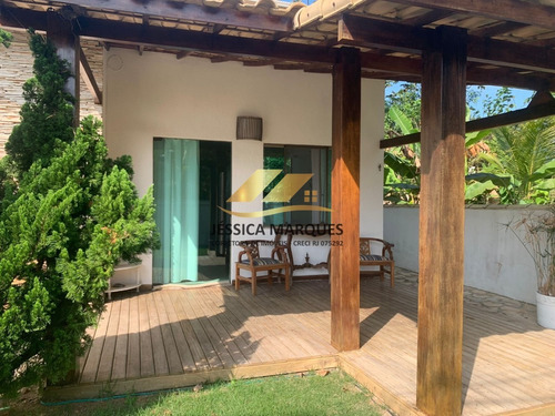Imagem 2 de 14 de Jmp-20 Casa De 3 Quartos, Área Gourmet E Piscina Em Unamar