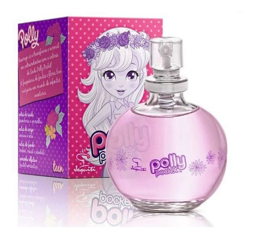 Perfume Colônia Infantil Polly Pocket 25ml - Jequiti. Volume da unidade 25 mL