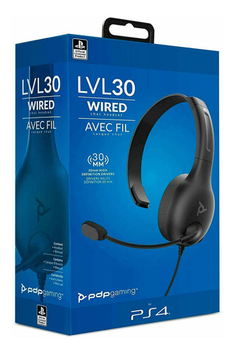 Ps4 Lvl30 Wired Stereo Gaming Headset Playstation 4