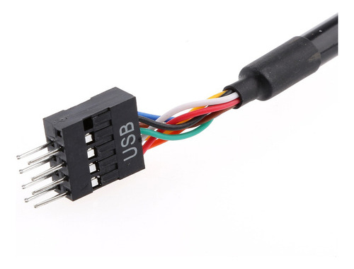 - Cable Adaptador Usb 3.0 Hembra 20 Pines A Usb 2.0 Macho 9