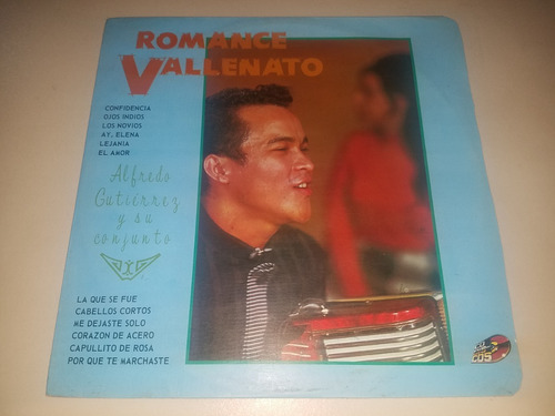 Lp Vinilo Alfredo Gutierrez Romance Vallenato