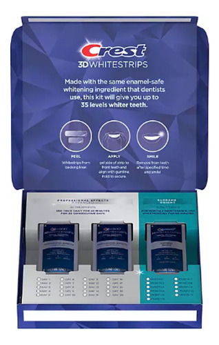 Crest 3d Whitestrips Professional Effects & Supreme Bright