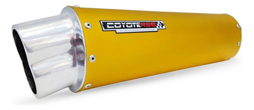 Escape Ponteira Coyote Rs5 Boca 8 Dourado - Xt 600 - Yamaha