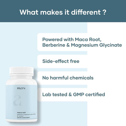 Mars Maca Root Caps Ginseng Magnesio 60 Cápsulas