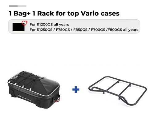 Bolsa Portaequipajes Top Case Para Bmw R1200gs F750gs F850gs