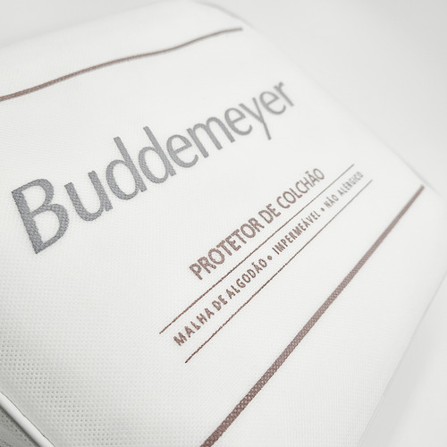Protetor De Colchão Casal Buddemeyer Impermeável Branco