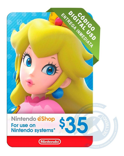Nintendo Eshop Gift Card $35 | Tarjeta Regalo | Envío Rápido